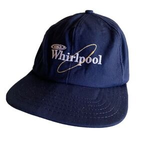 Vintage Whirlpool Navy Blue Adjustable Baseball Cap